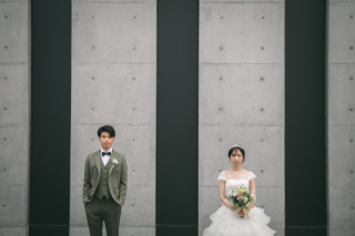 洋装１点　チャペルフォトウエディング＋コートヤード表町ロケーション