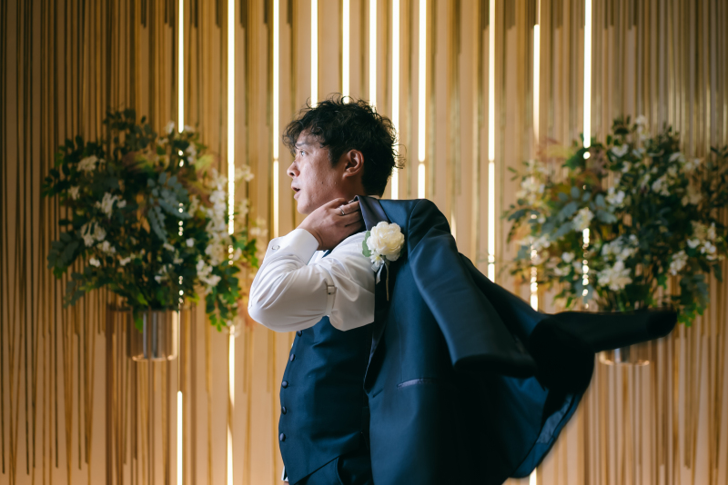 新郎様ソロショット