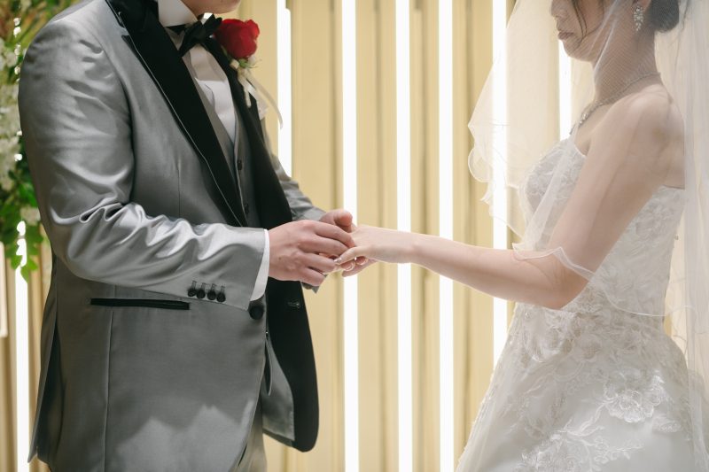 とあるおふたりの結婚式の様子をご紹介します