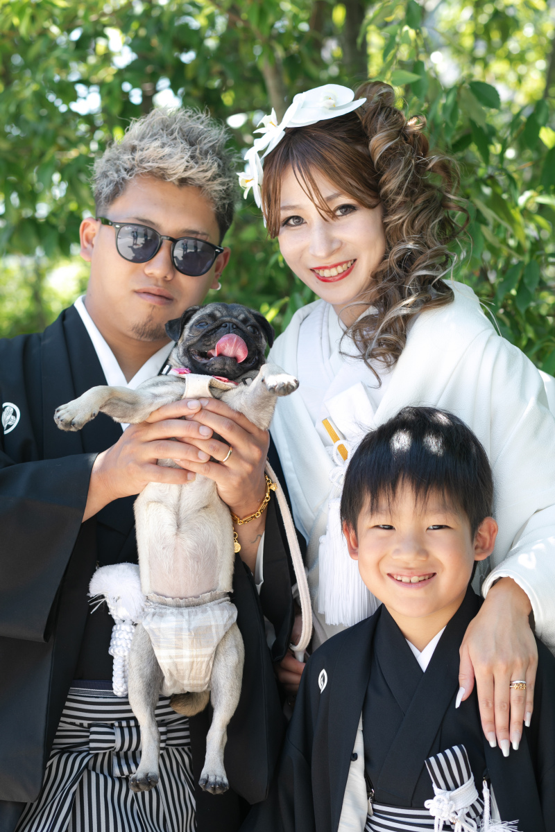 【和装・洋装】　ペット、お子様と一緒に