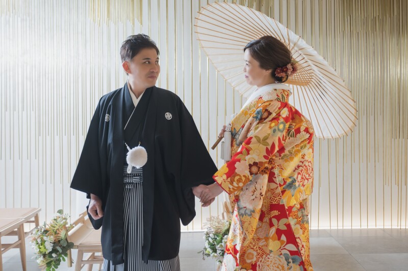 手つなぎショット