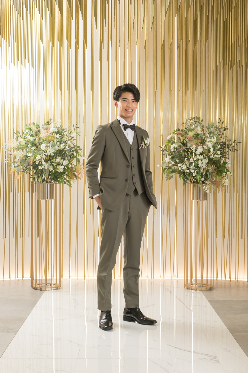 新郎さんのソロショット