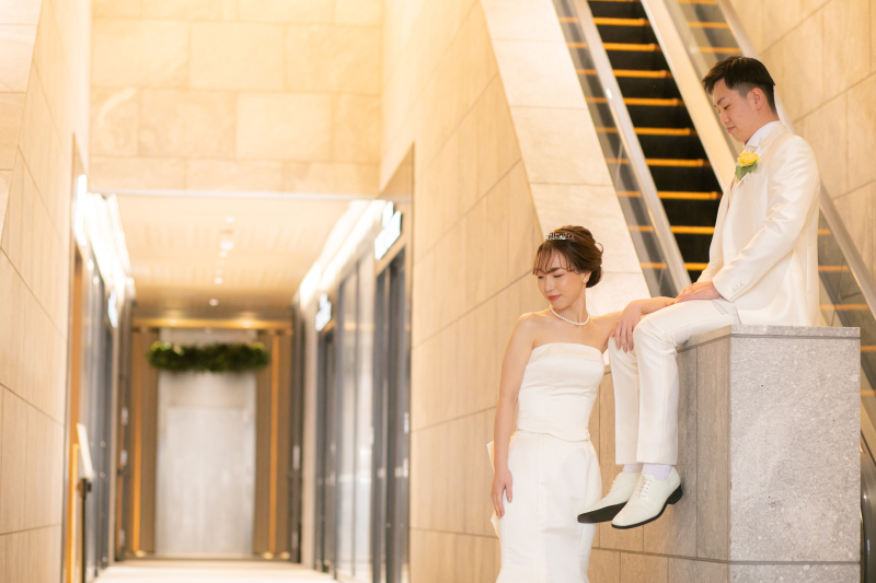 腰掛けショット