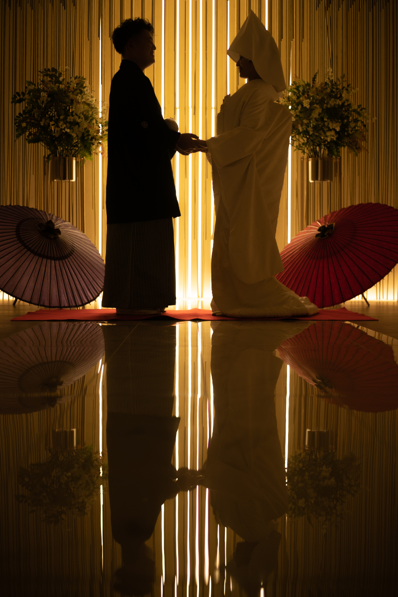 チャペルシルエット