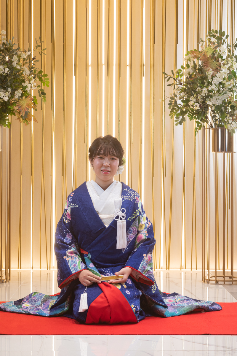 正座のお座りショット