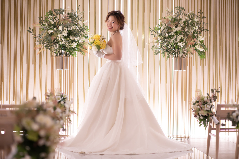 ウエディングドレスソロショット