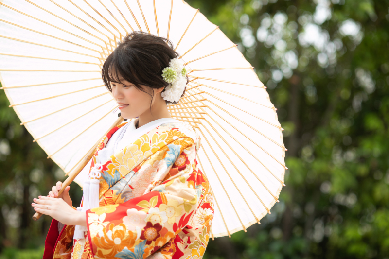 晴れの屋上庭園