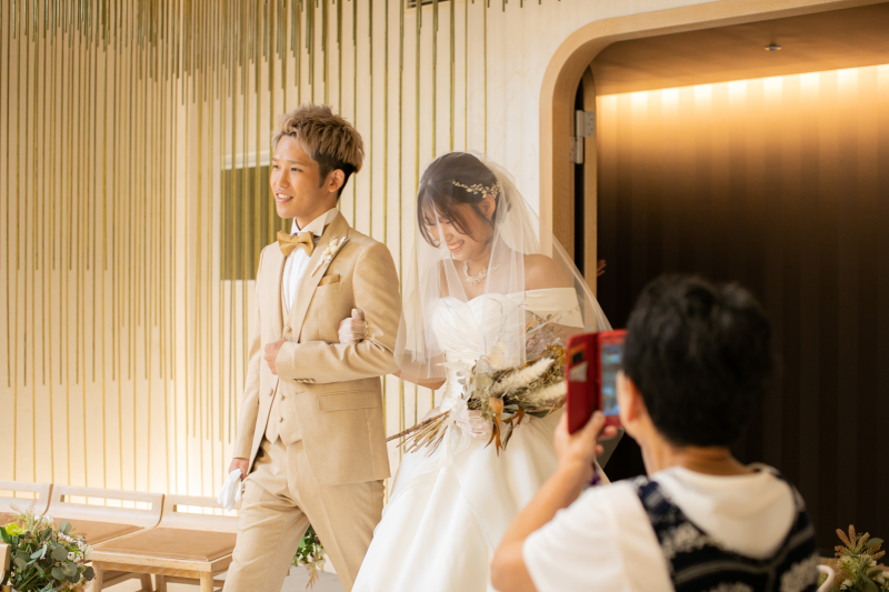 セレモニーフォト(入場シーン)