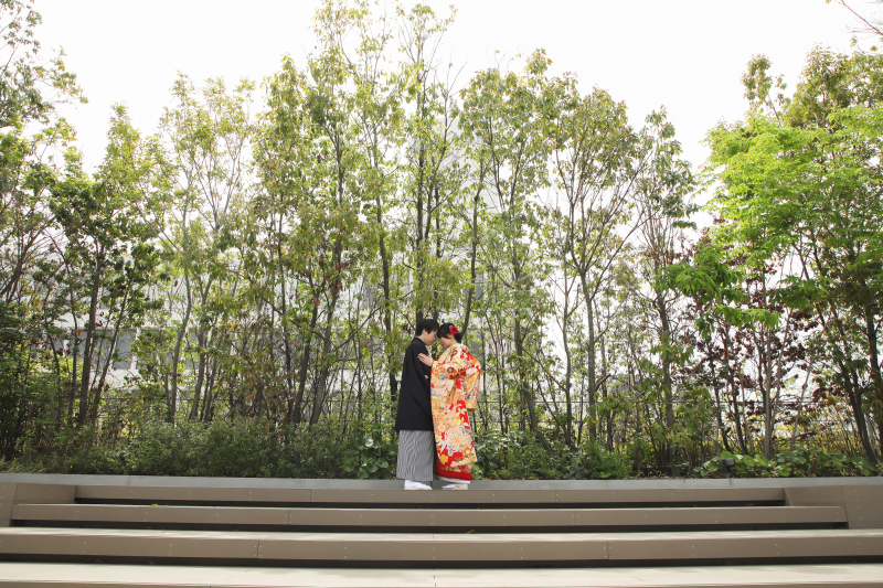 屋上でのプチロケーション