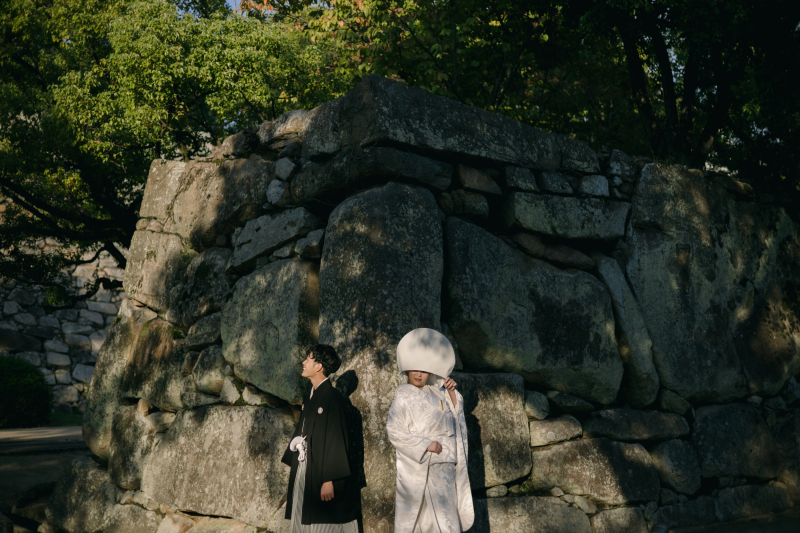 天守閣を目指して