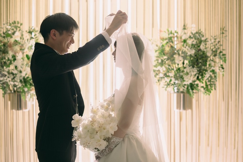 ドレスへチェンジ