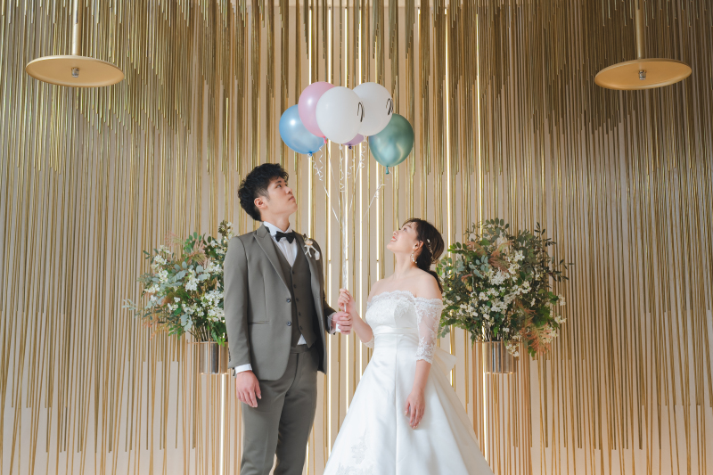 バルーンで可愛らしく