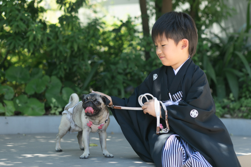 お子様とわんちゃん