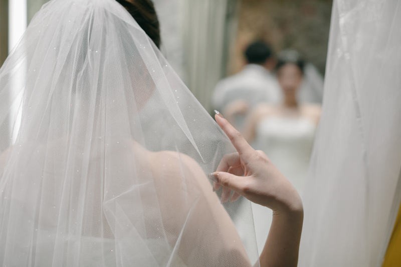 お支度と新婦様