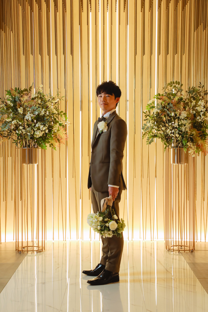 ソロショット（新郎）