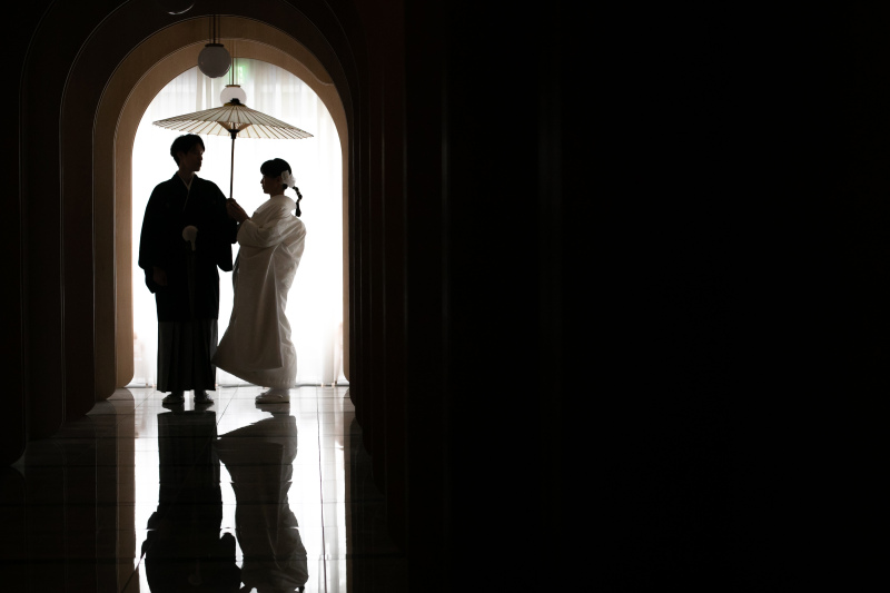 回廊シルエット