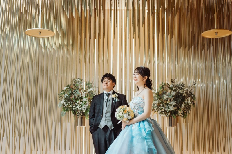 さらにカラードレスをもう1着