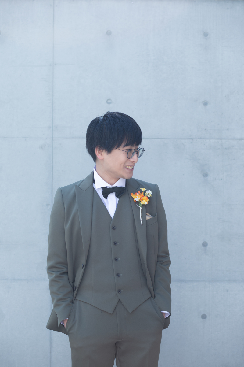 新郎ソロショット