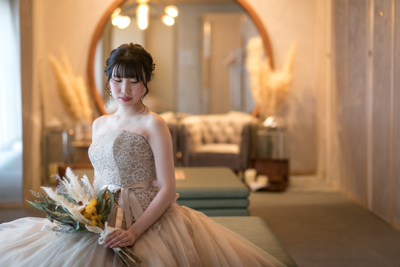 カラードレスへチェンジ!