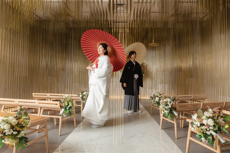 チャペル全景をうつして...