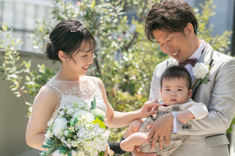 感謝を伝えるファミリーフォトウエディング