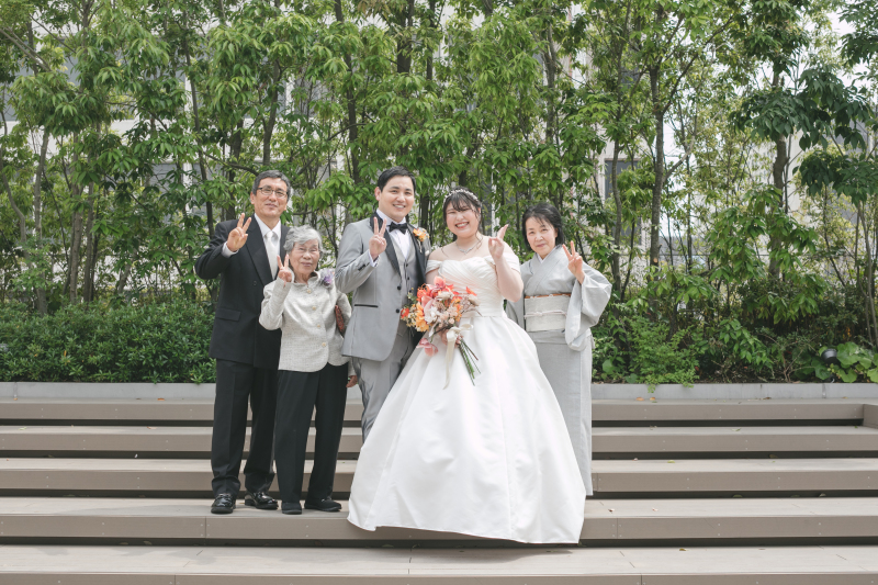 【洋装1点】ファミリーフォトウエディング