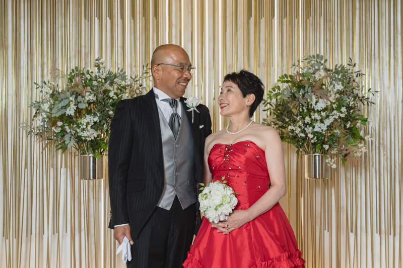 お支度をして撮影開始♪