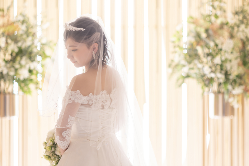 洋装1点 早春のチャペル&スタジオフォトウエディング