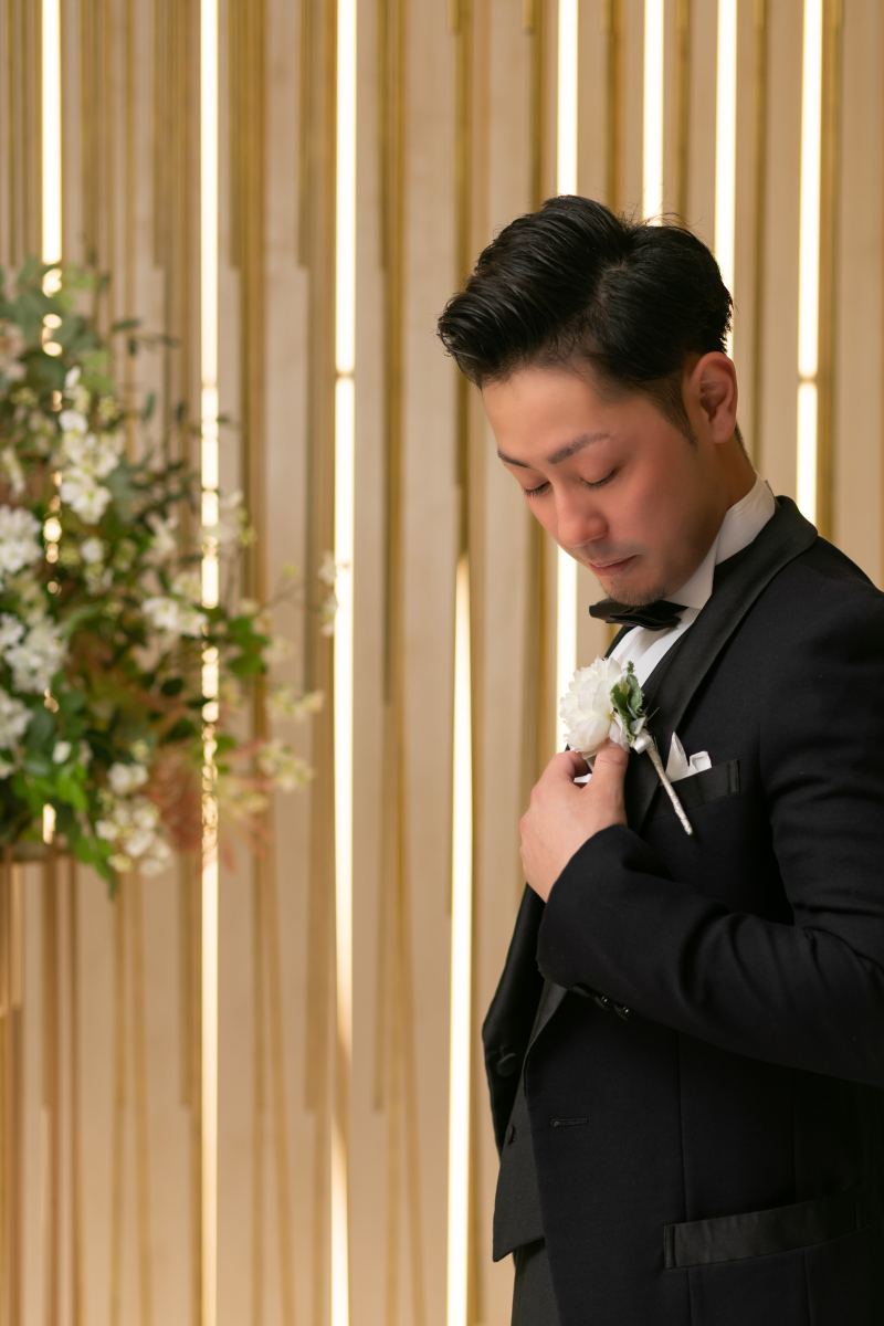 ソロショット（新郎）