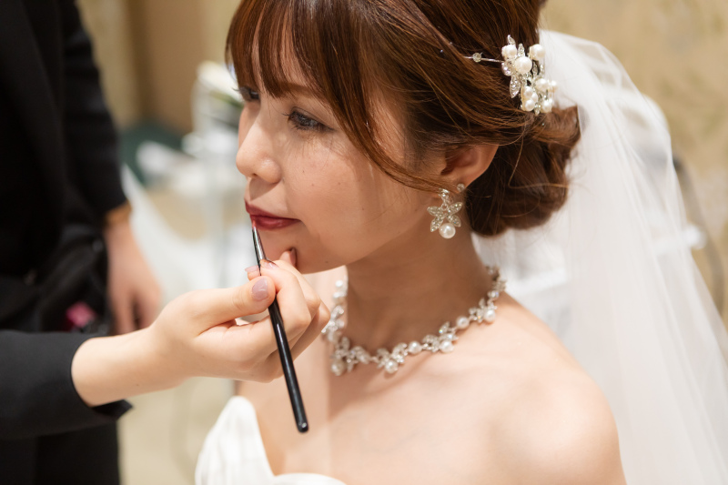 メイクシーン(新婦)