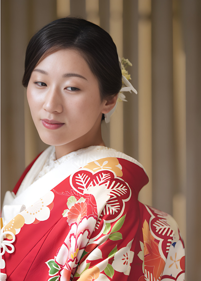 新婦様のアップのお写真