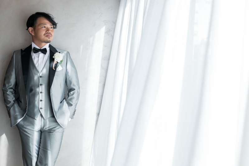 新郎ソロショット