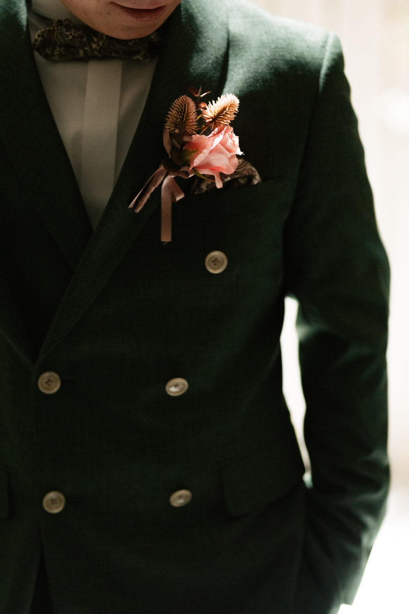 新郎様のカット