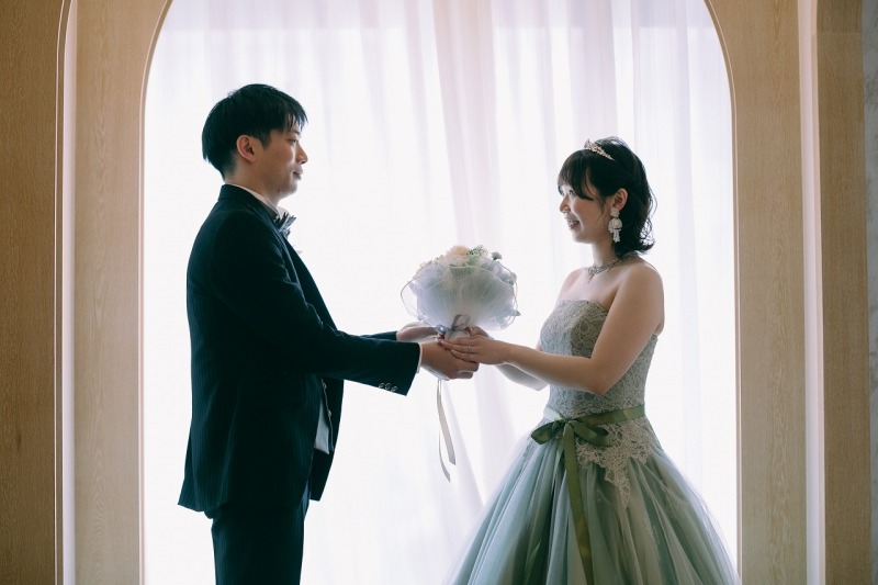 自然光を使って