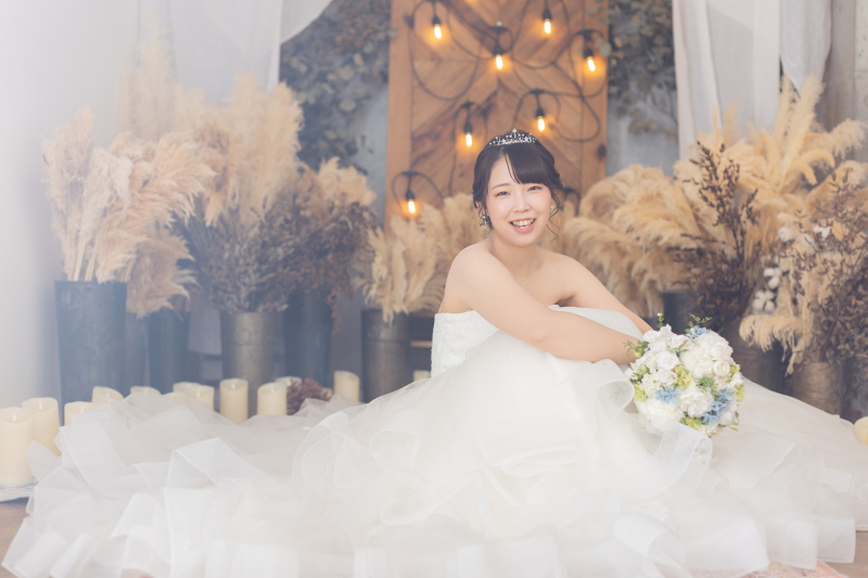 洋装１点　チャペル＆スタジオフォトウエディング