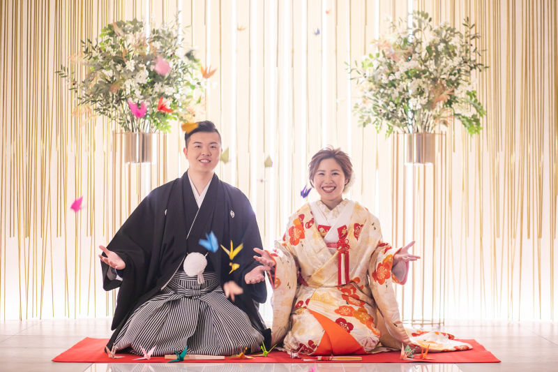 人気アイテム「折鶴シャワー」