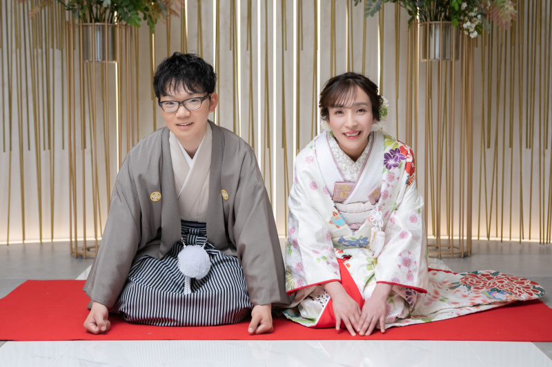 正座のお座りショット