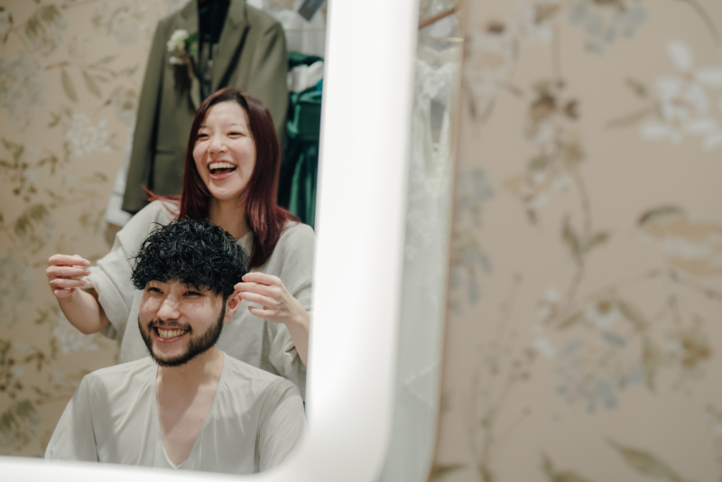 ヘアセット完成