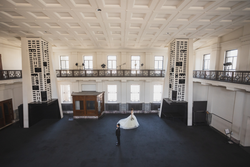 ホール内の俯瞰