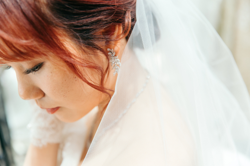 新婦メイクシーン