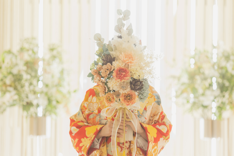 和装２点プラン（白無垢＆色打掛）和装が似合う岡山チャペル！