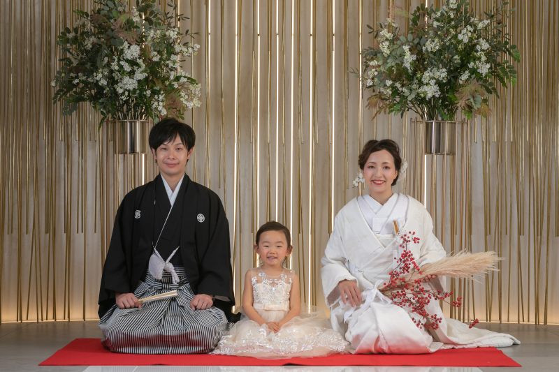 ファミリーフォトウエディング 和洋3着プラン