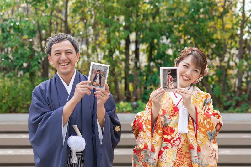 小さい頃の写真と一緒に