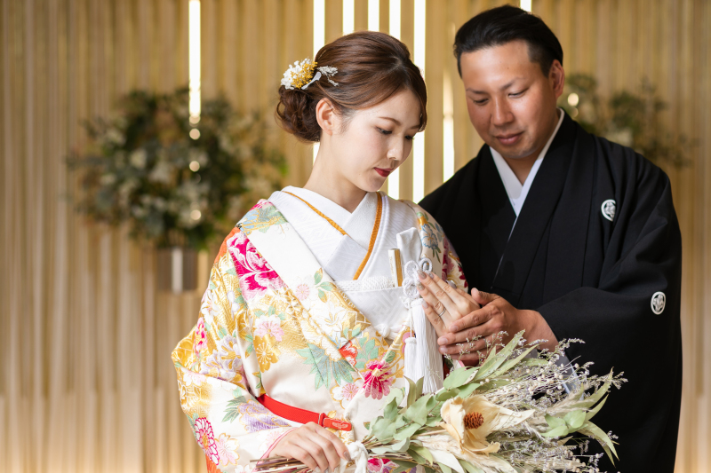 真鍮でできている岡山チャペル