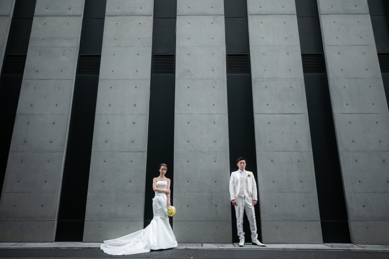 洋装１点　チャペルフォトウエディング＋コートヤードプチロケーション