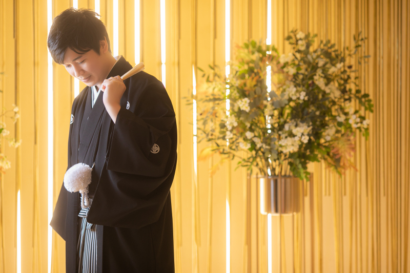 新郎さんのソロショット