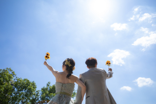 【洋装2点】青空の下で