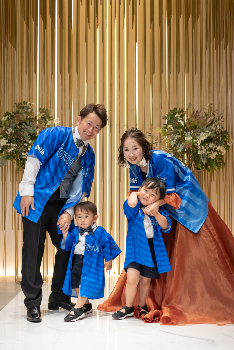 おそろいのユニフォーム