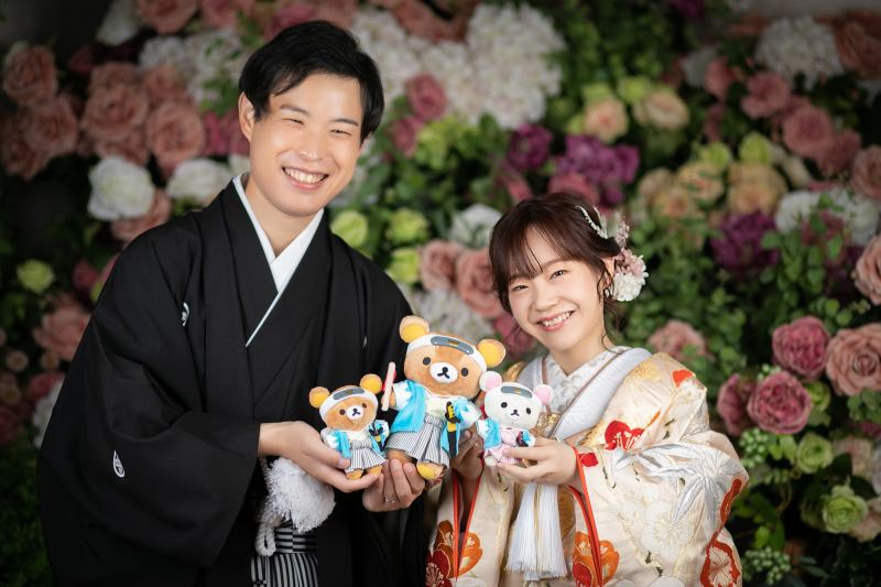 和装１点プラン（色打掛）チャペル＆スタジオにて前撮り