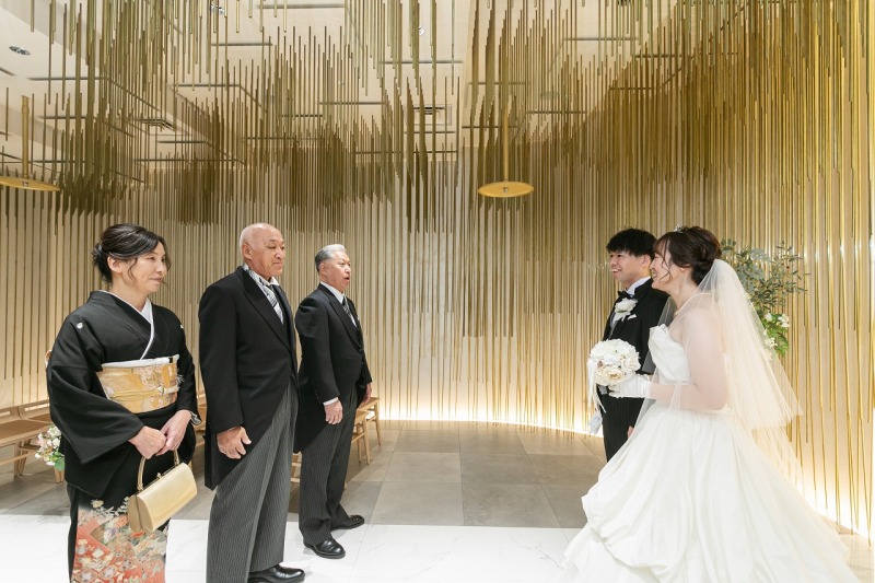 ご家族と対面で